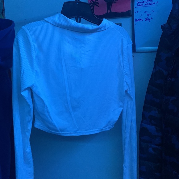 Urban Planet White cropped long sleeve - Picture 2 of 4